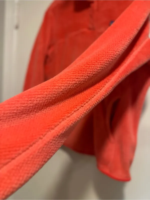 Patagonia Re-Tool Snap-T Sz:XL Pullover coral Polartec fleece chest pocket Soft. - Image 11