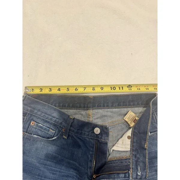7 For All Mankind Dojo Crop Denim Jeans Women's Sz 30 U121B082U-082U Made In USA - Image 9