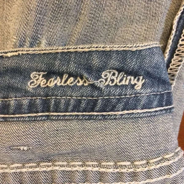 Cowgirl Tuff fearless bling jeans bootcut wide leg 28 - Image 9