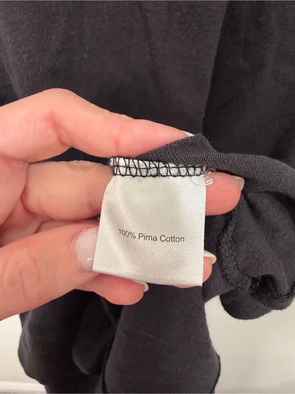 Peter Millar Black‎ Pima Cotton Crew Neck T-Shirt Size Large - Image 3