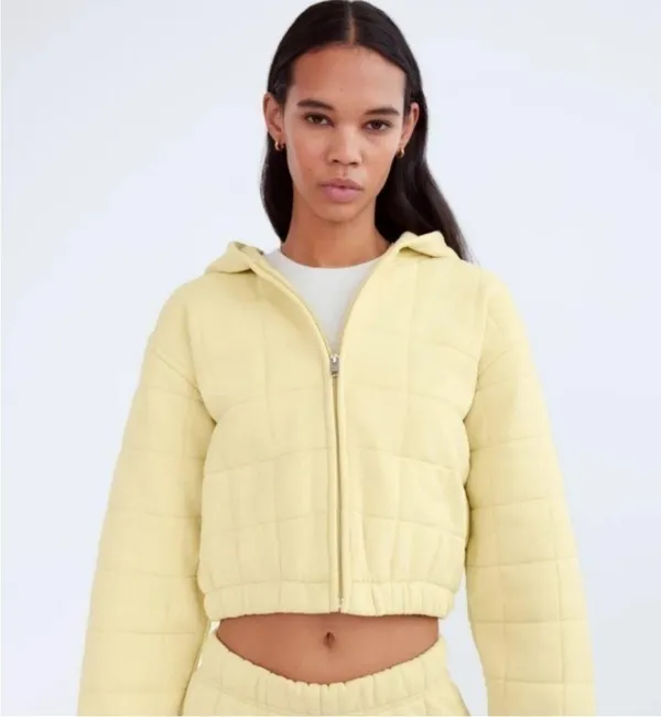 Aritzia TNA Quilted Sweatshirt - Image 3