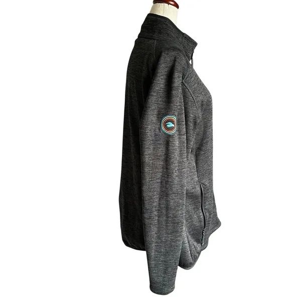 The North Face Gray Full Zip With Patch Fleece Jacket Women's Size XL | 59-2 - Image 3