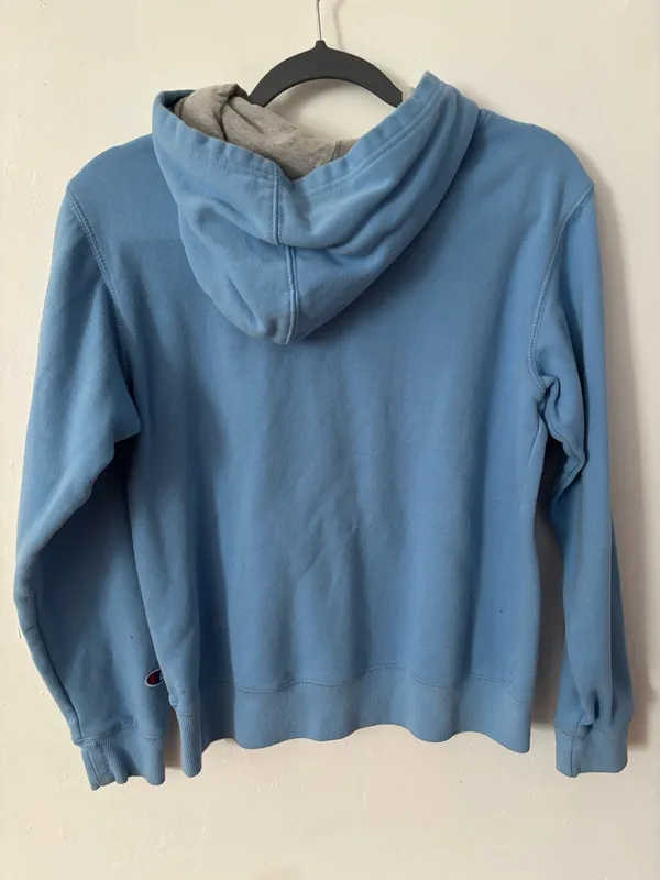Baby Blue Champion Hoodie - Image 3
