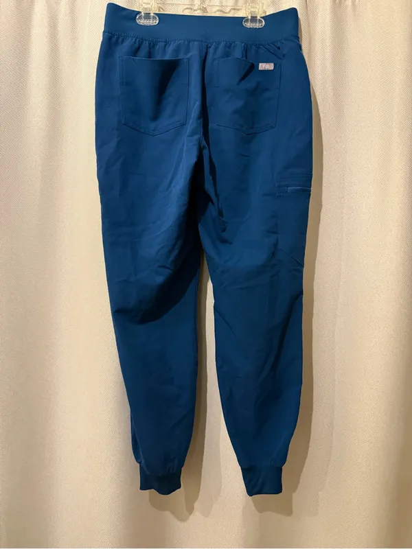 Figs Zamora Jogger Scrub Pants Deep Reef Blue Women’s Medical Uniform - Image 5