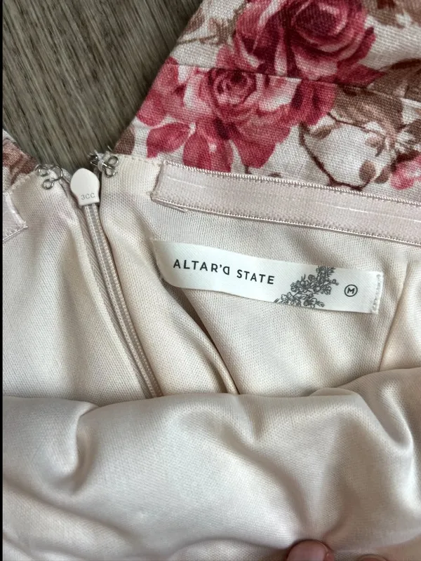 Altard State strapless floral dress size M - Image 11
