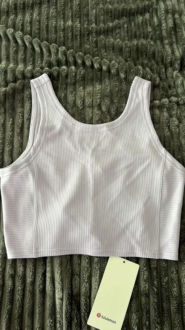 Lululemon Ribbed Softstreme Cropped Tank - Image 3