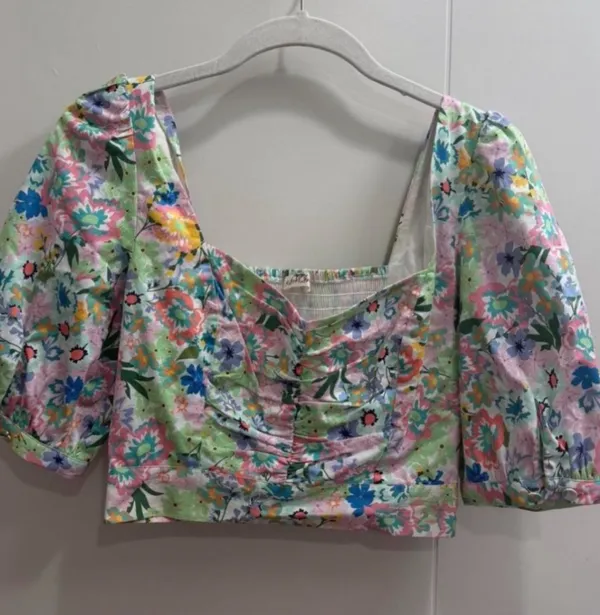 For Love & Lemons Jardine Crop Top - Image 2