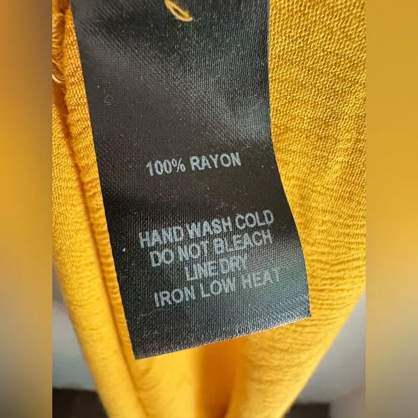 Lulu's Yellow Short Sleeve V-neck Front Slit Maxi Dress - Image 7
