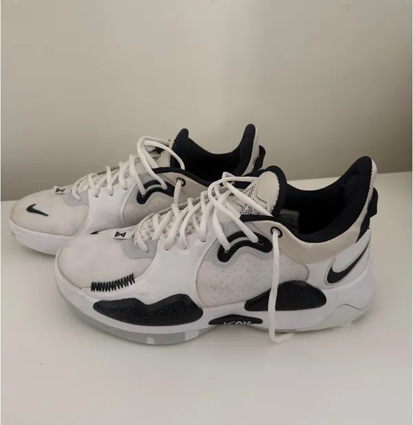 Nike PG 5 TB 'White Black' DA7758-100 Men's Shoes. - Image 2