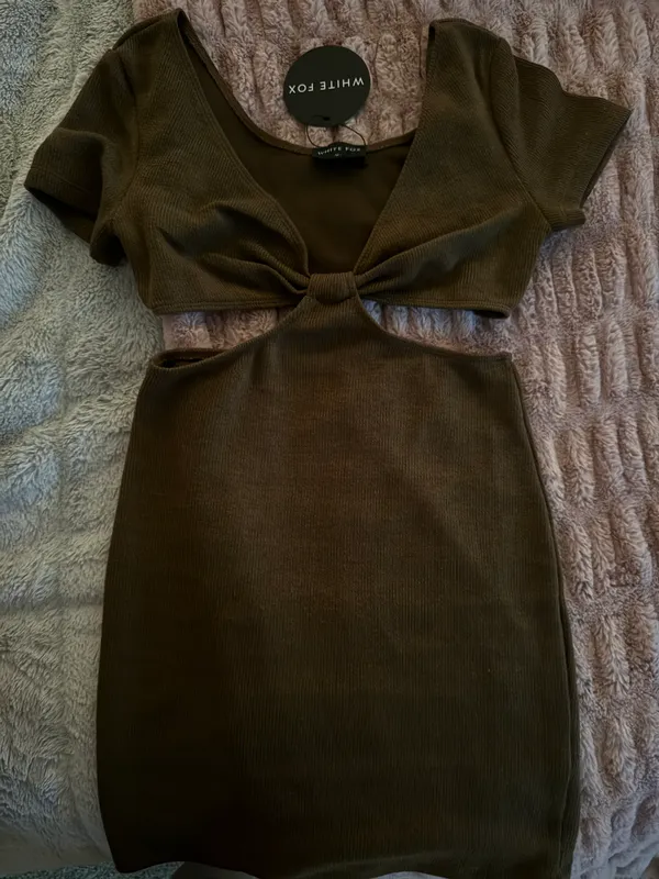 Last Summer Mocha Mini Dress - Image 4