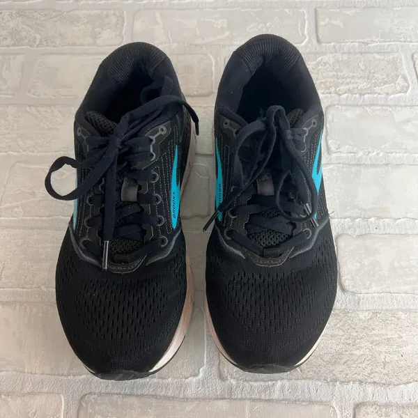 Brooks Ariel 20 Womens 8 Wide D Black Blue Running Sneakers‎ Walking Shoe Casual - Image 7