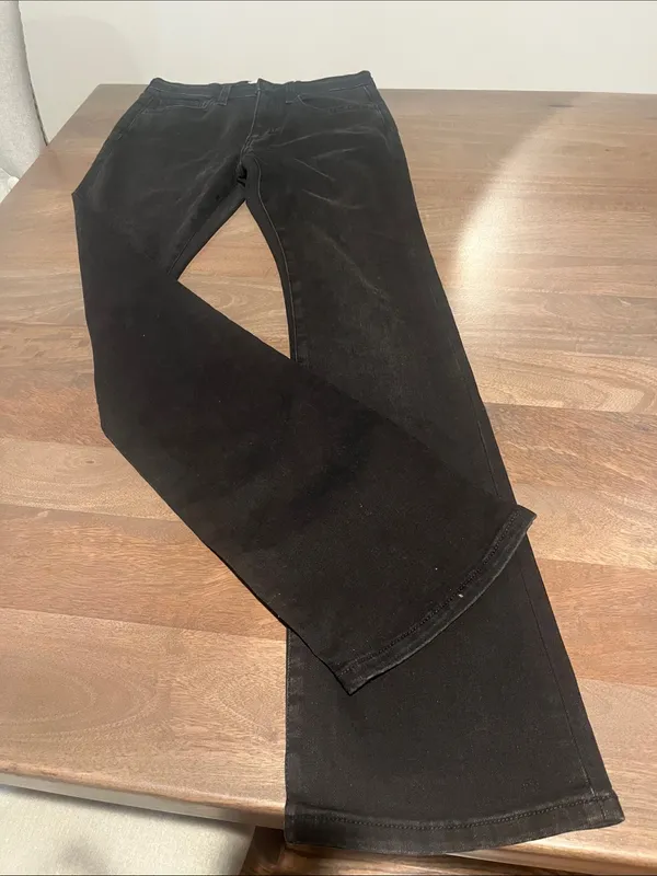 French Connection Black Demi Boot Cut Mid-Rise Jeans Sz 4 NWT - Image 3