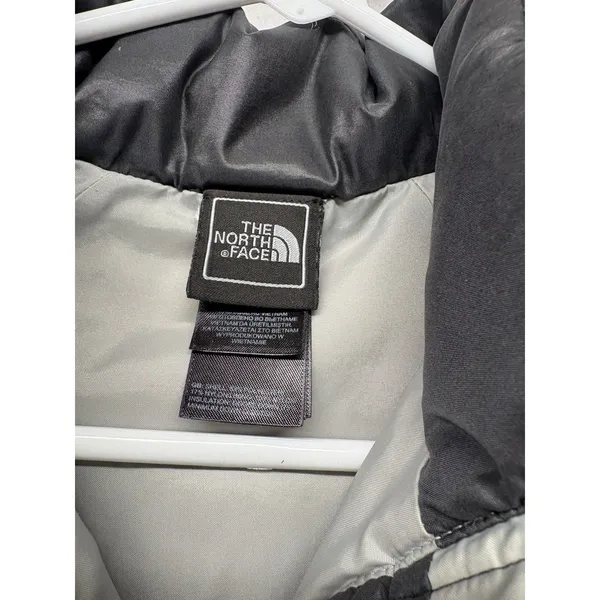 The North Face Aconcagua 550 GOOSE DOWN Puffer Vest Women's SMALL S Gray - Image 3