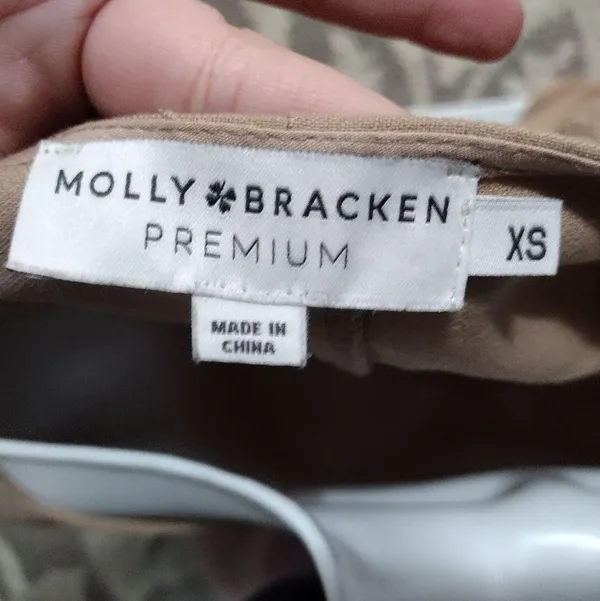 Molly bracken Premium Classic Tan Top with Belt - Image 5