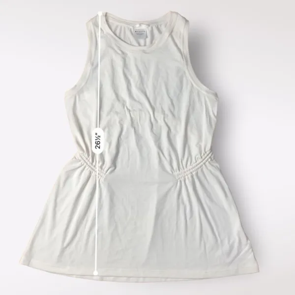 Athleta NWT Ivory Air Out Cinch Active‎ Tank Size S - Image 3