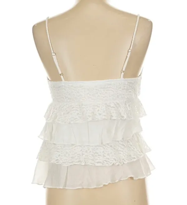 White ruffle top - Image 2