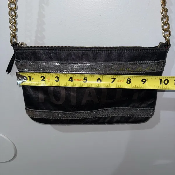 Juicy Couture Womens Crossbody Purse Metallic Sequin "Totally" Chain Strap I‎ - Image 10
