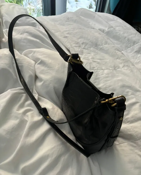 Black Bucket Bag - Image 2