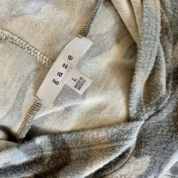 Gaze‎ Camo Hooded Long Sleeved Pullover Women's Size L - Image 8