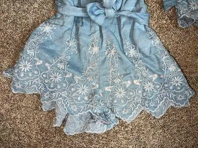 American Eagle Denim Blue Romper - Image 3