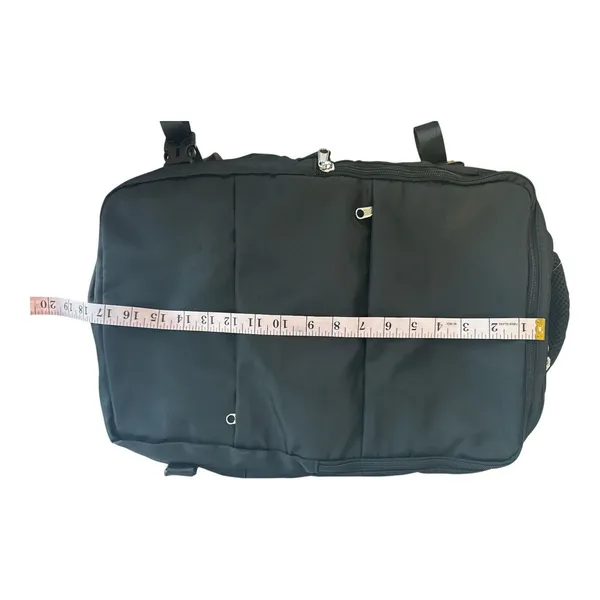 Black Carry On Travel Backpack Laptop Bag Personal Item NEW - Image 5