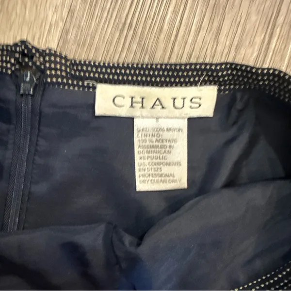Chaus Black and White Textured‎ Pencil Skirt - Image 2