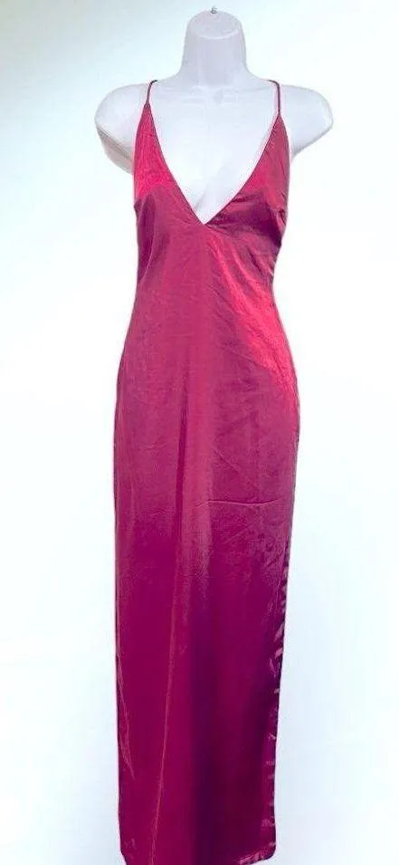 Revolve - MORE TO COME Regina Maxi Dress in Fuchsia Size S - Image 3