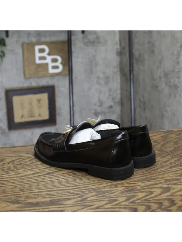 NWT A New Day Womens Phyllis Penny Loafers 94462375 Black 5.5M - Image 3