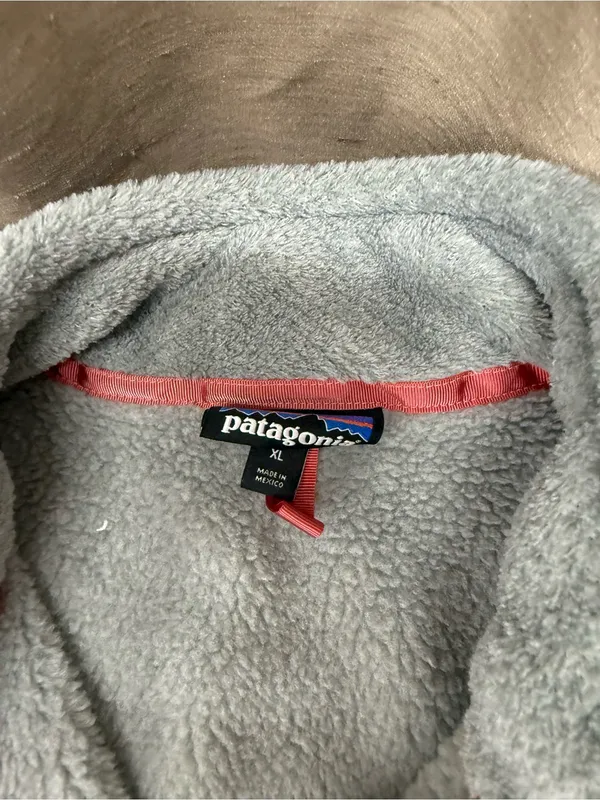 Patagonia Re-Tool Snap T fleece with orange accents‎ size xl - Image 6