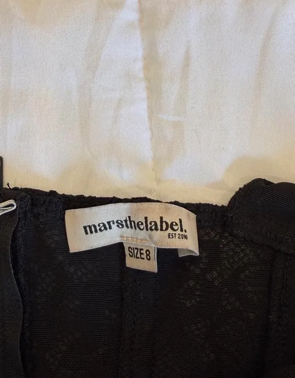 mars the label lace black corset top - Image 4