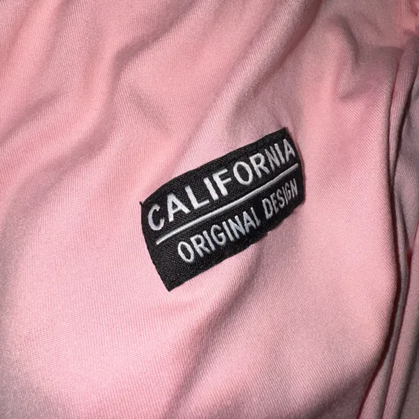 Y2K baddie baby pink bandeau crop top flare pants set - Image 8