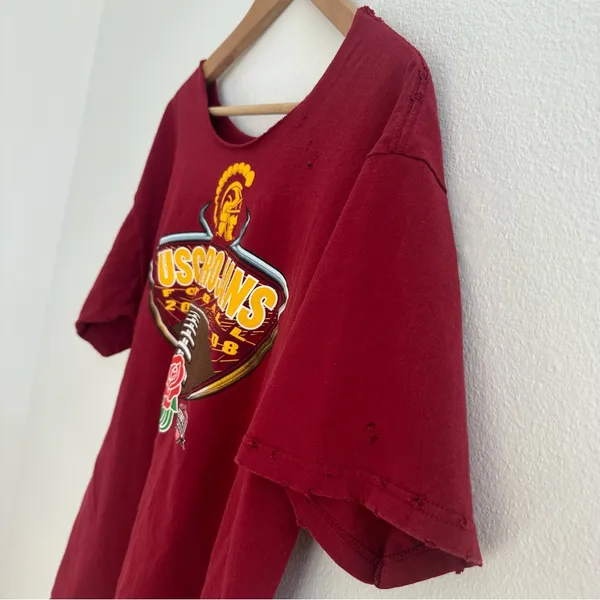 USC Trojans Nike Football Off The Shoulder Tee - Image 7