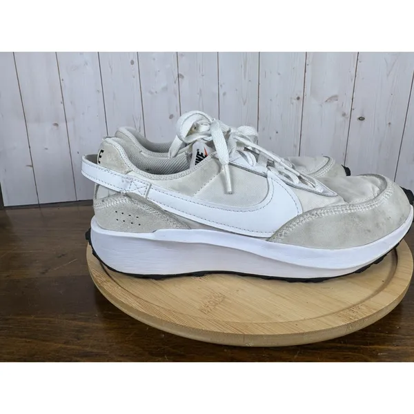 Nike Size‎ 8 Waffle Debut Running Shoes Womens White Swoosh Casual Sneakers Gym - Image 5
