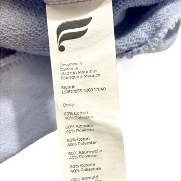 NWT Fabletics Selena Terry High Low Pullover Sweatshirt Size Medium - Image 5