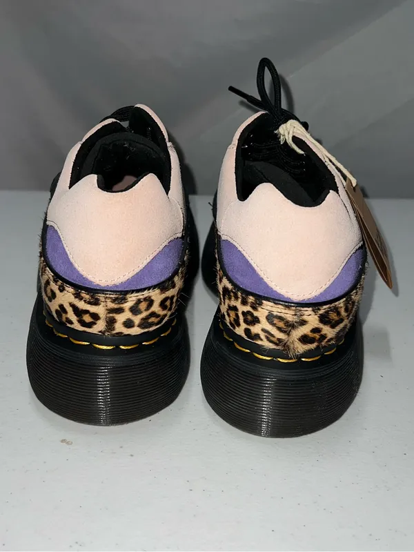 Dr. Martens Pink, Black and Leopard Platform Creepers - Image 4