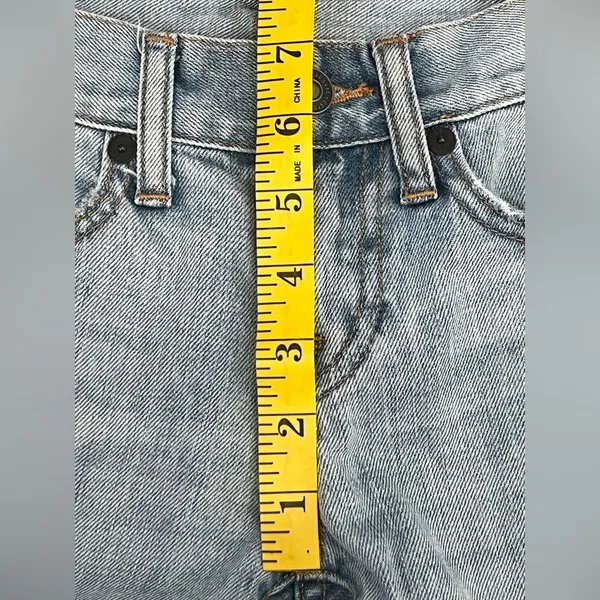 Artisan de Luxe patchwork and distressed denim Low rise Size 24 Cropped - Image 8