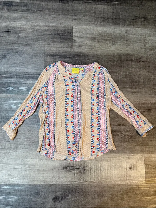 MAEVE By Anthropologie Button Down Blouse in Sunset District - Image 2