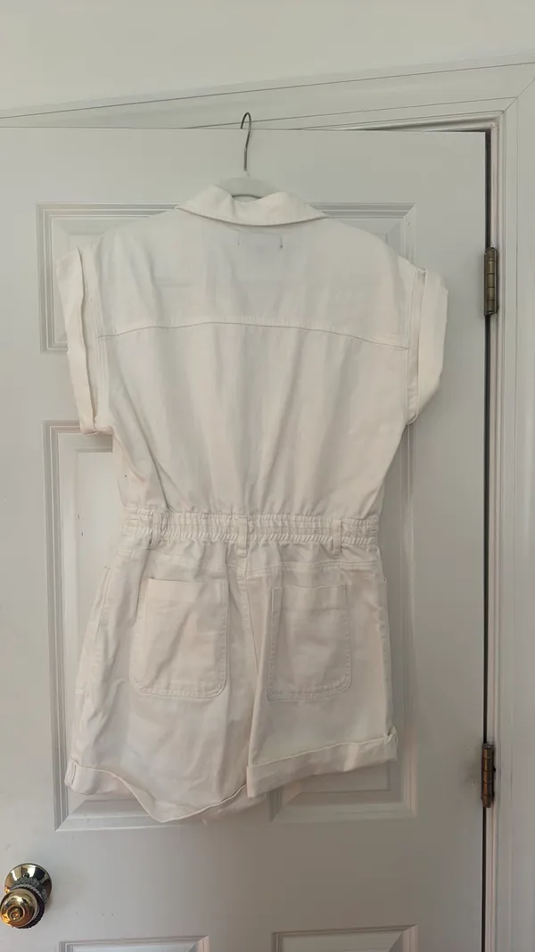 BLANKNYC Romper Denim White - Image 3