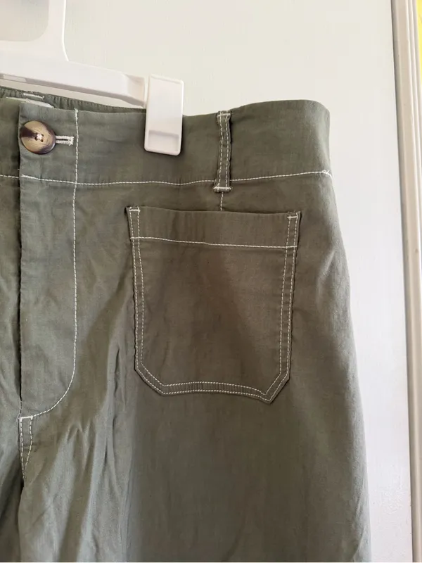 Maeve Anthropologie Colette Crop Wide-Leg Pants - Image 5