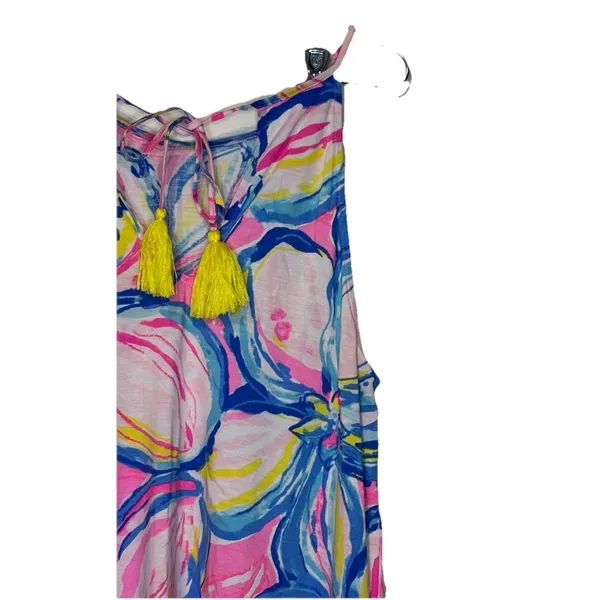 Lilly Pulitzer Women's Dress Margot‎ Swing In Blue Peri Pinch Pinch Tassel Small - Image 6