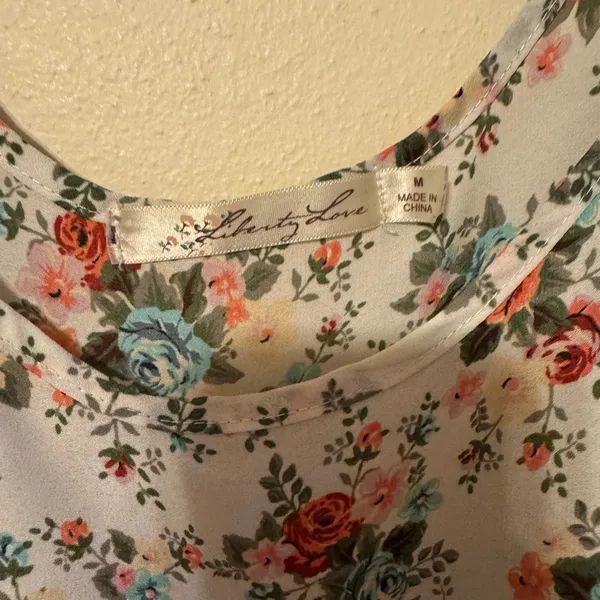Liberty Love Floral Camisole with Lace Hem - Image 2