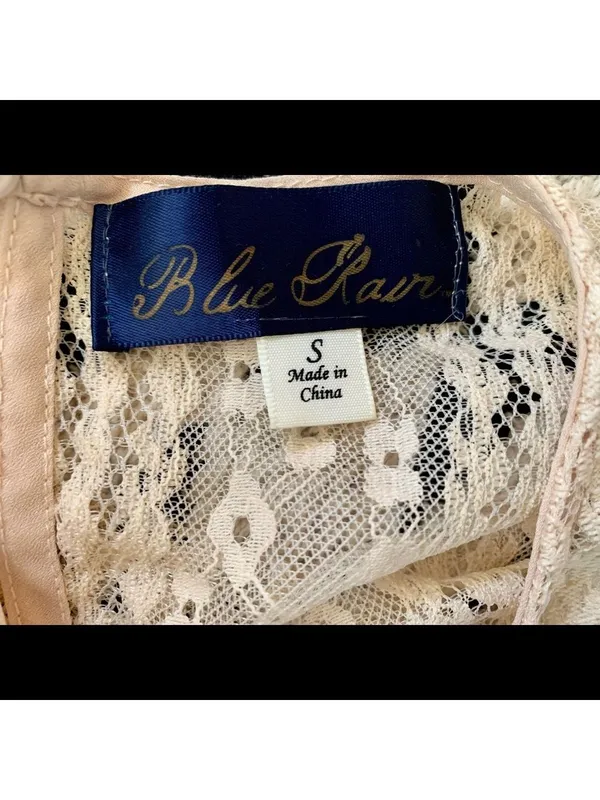 Lace Sheer Short Sleeve Shirt - Image 4