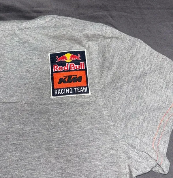 Redbull KTM Racing Tee Gray Size M - Image 4