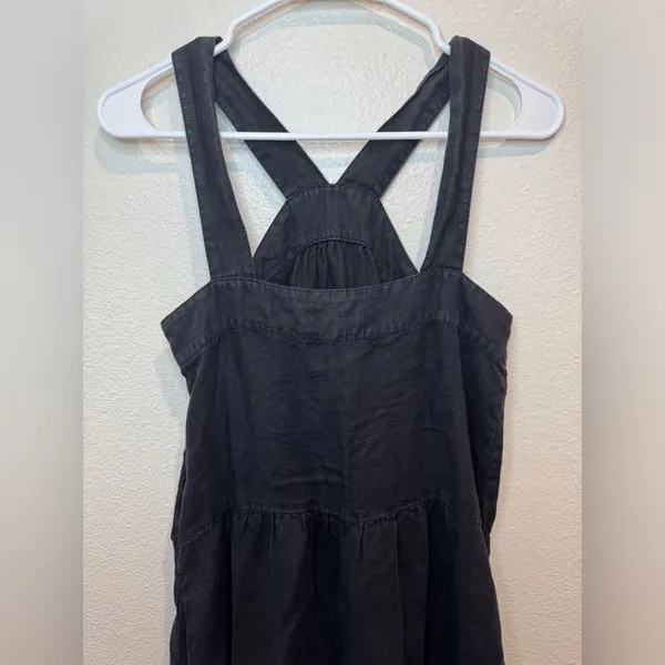 Joie Women’s Rosabel Linen Black‎ Halter Neck Maxi Dress Size S - Image 9