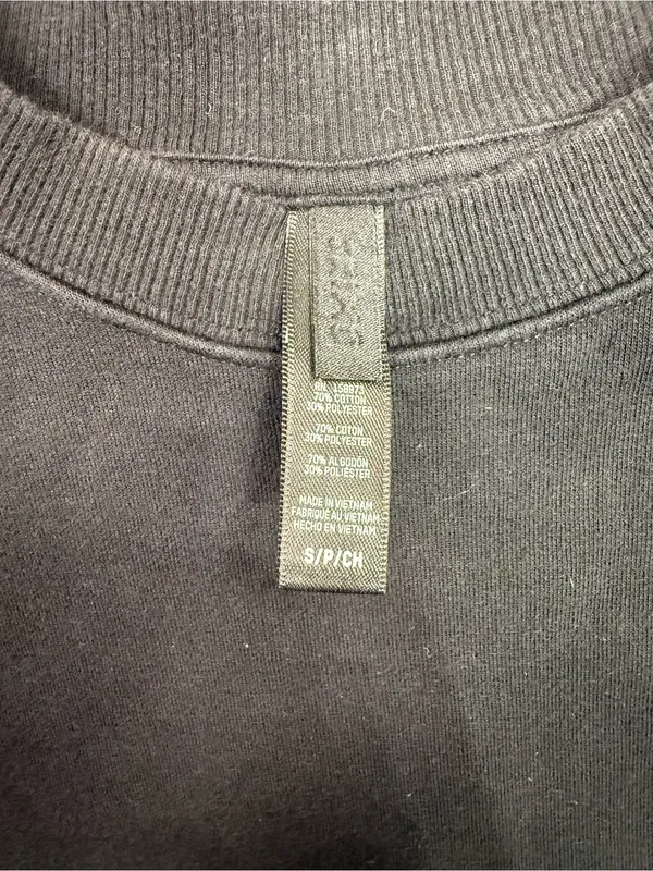SKIMS Black Crew Sweatshirt - Image 5