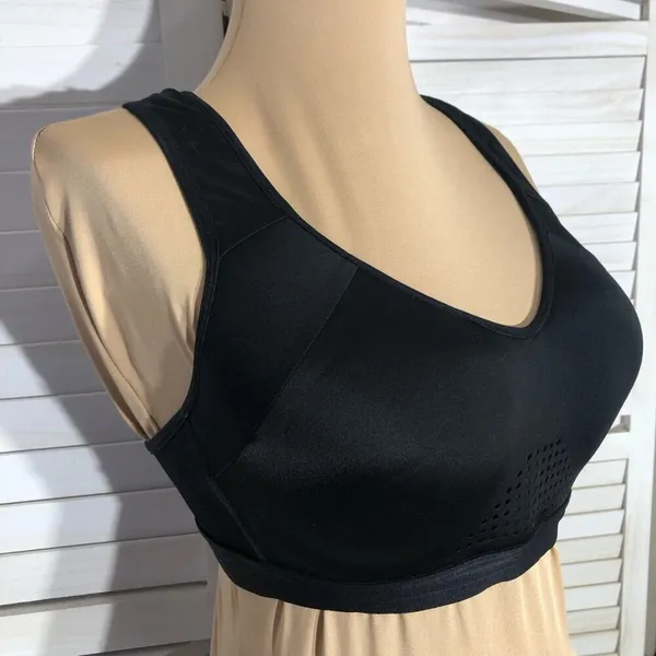 New Balance Black Racerback Sports Bra Size Small - Image 10