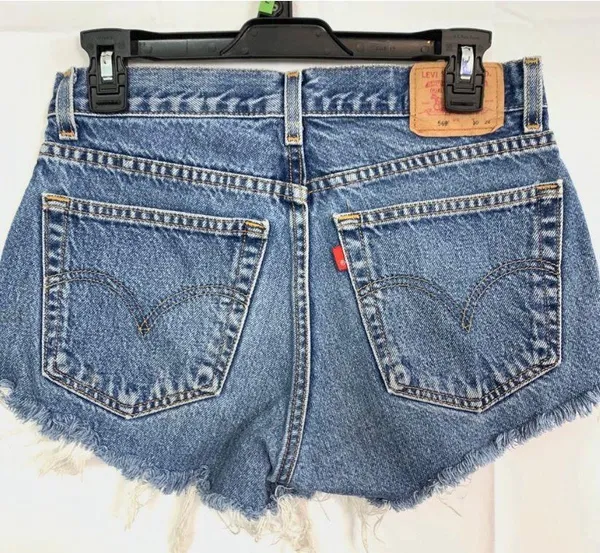 Levi's Vintage Shorts 30 Inch All Over Waist - Image 2