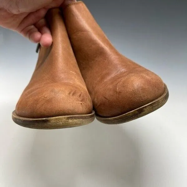 Lucky‎ Brand 8.5 LP-Burklee Brown Booties Leather 39 - Image 9