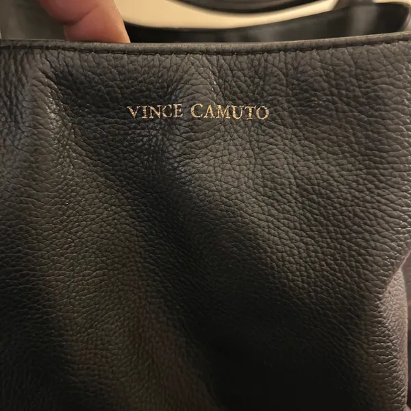Vince Camuto Black Textured Leather Handbag - Image 2