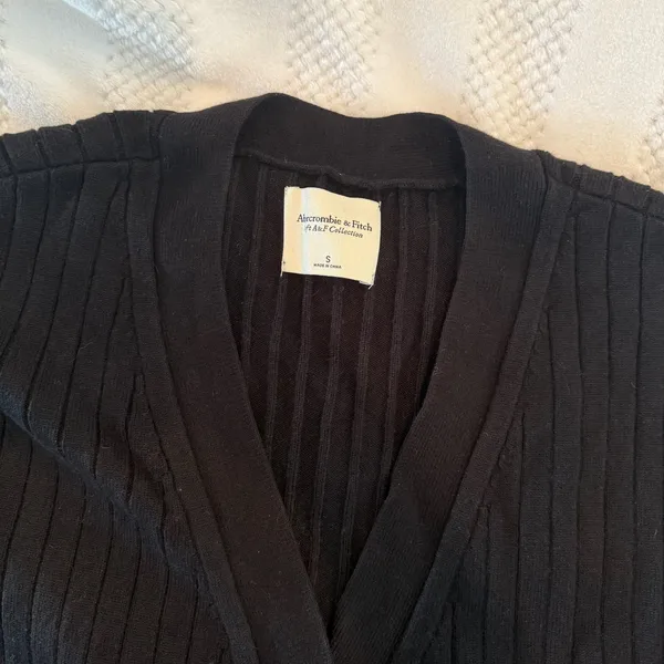 new abercrombie & fitch button up ribbed cardigan size small S - Image 3